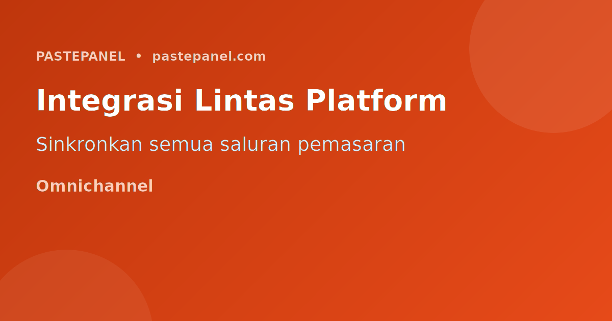 Integrasi media sosial dan WhatsApp untuk bisnis Indonesia