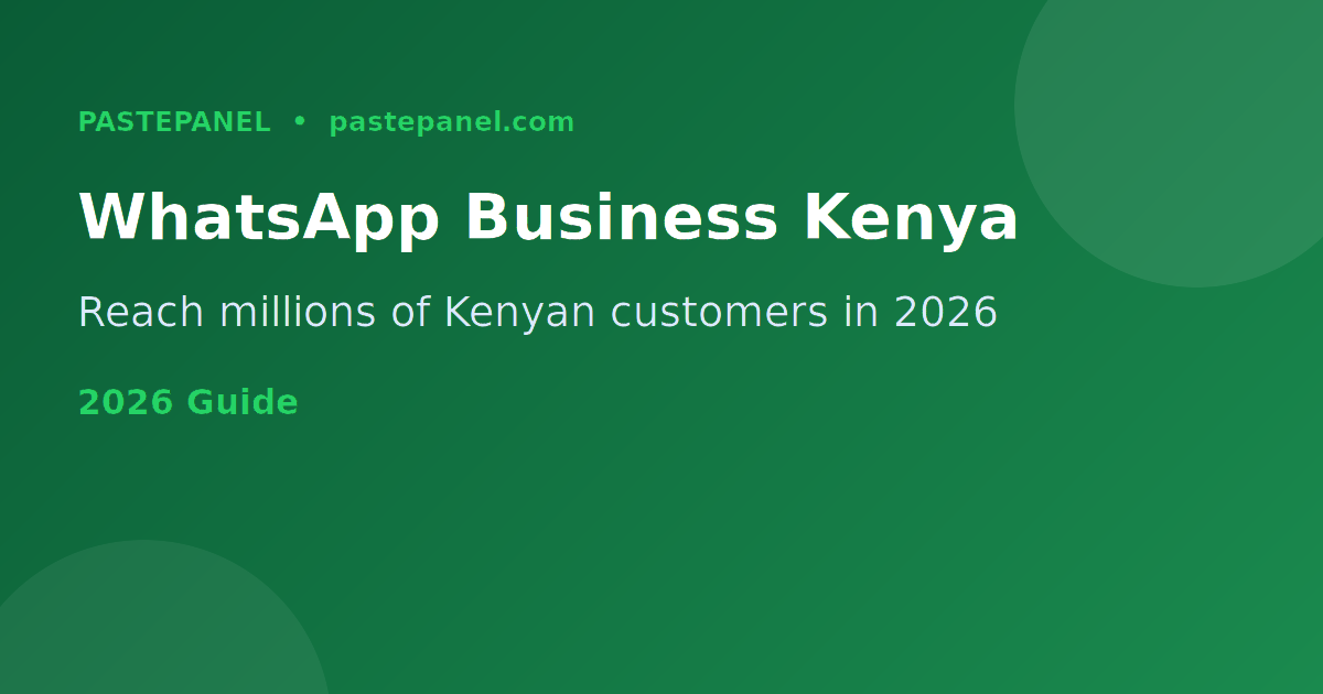 WhatsApp marketing for business in Kenya 2026 — complete guide