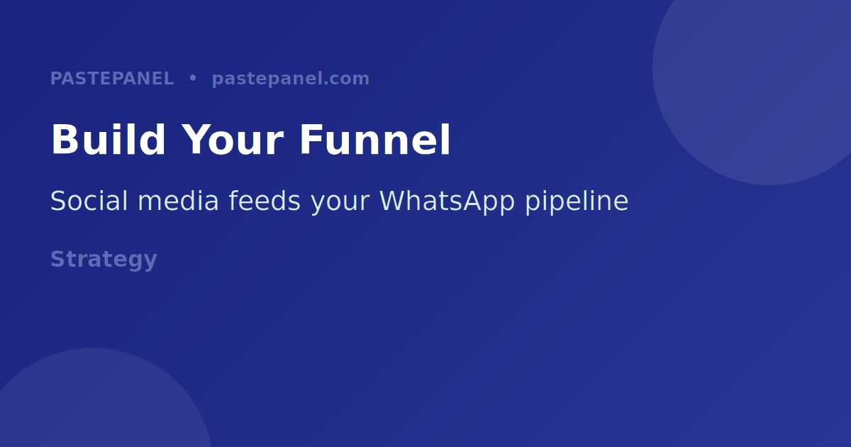 Building a WhatsApp marketing funnel for Kenyan businesses using social media