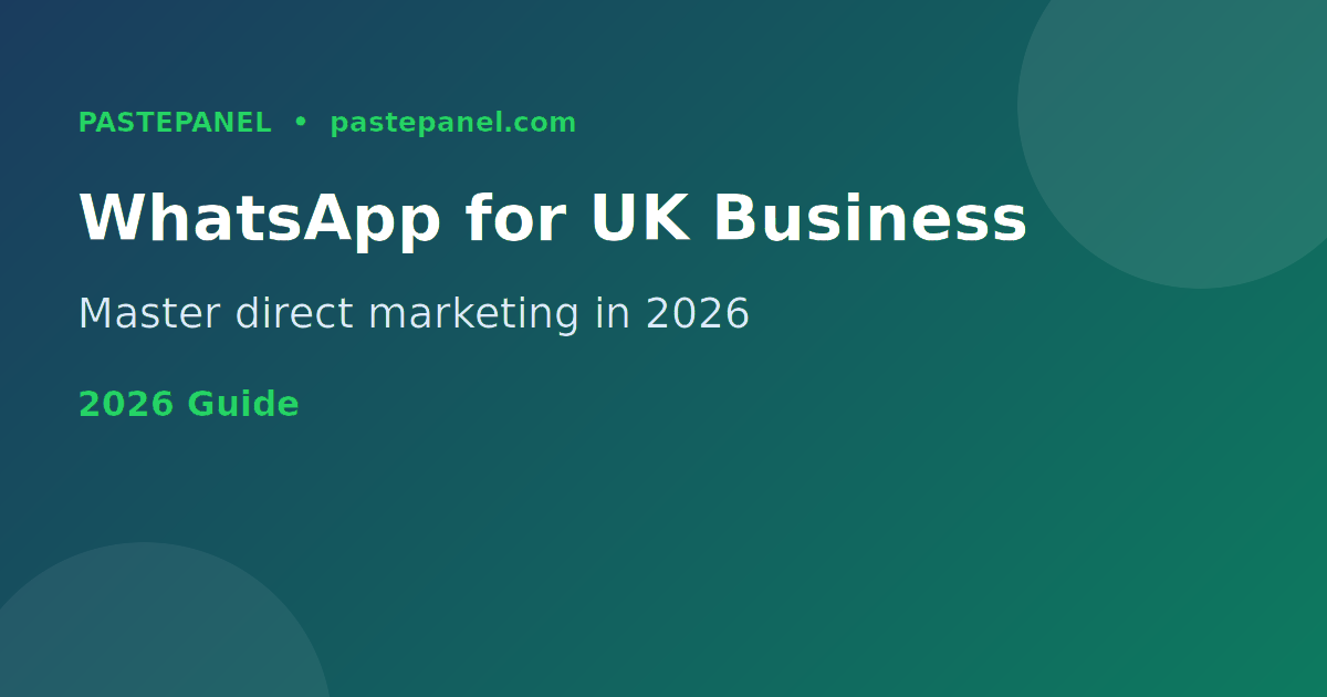 WhatsApp marketing strategy for UK businesses in 2026