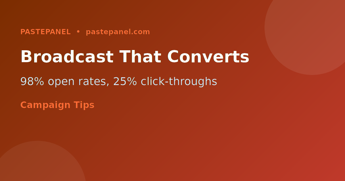 WhatsApp broadcast campaigns and social media engagement metrics for UK brands