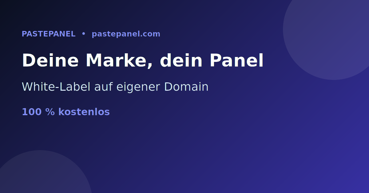White-Label SMM Panel mit eigener Marke und Domain in Liechtenstein