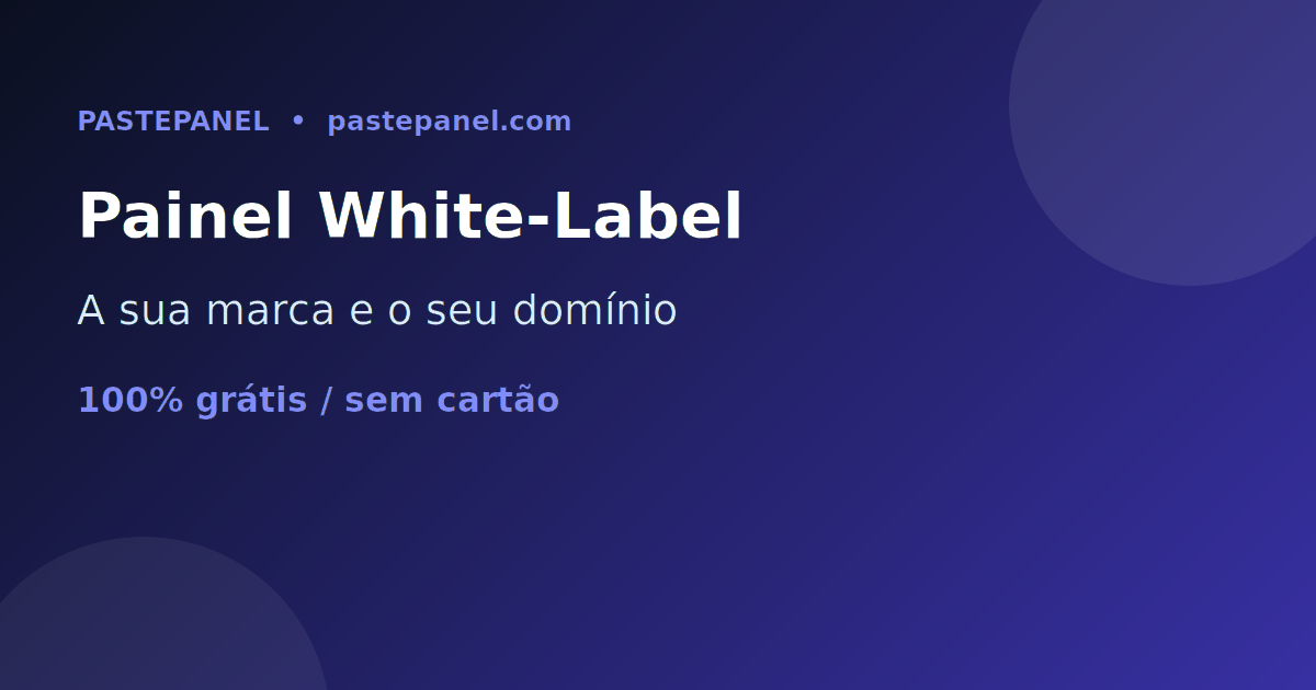 Painel SMM white-label com a sua marca e domínio em Portugal