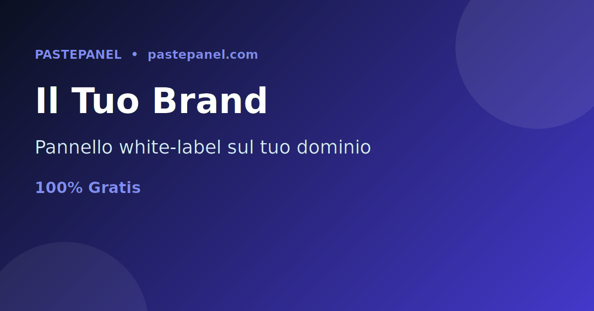 Pannello SMM white-label sul tuo brand e dominio a San Marino