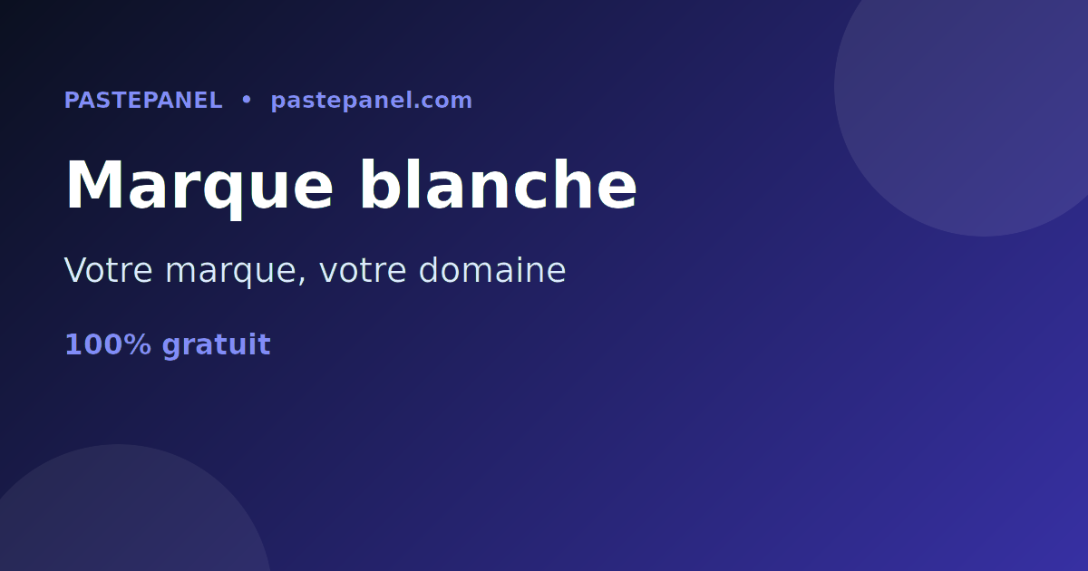 Panneau SMM en marque blanche sur votre propre domaine en Suisse