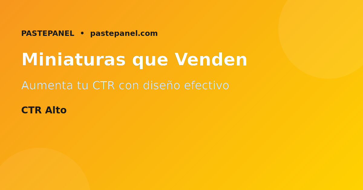 Diseño de miniaturas y títulos para aumentar CTR en YouTube Colombia