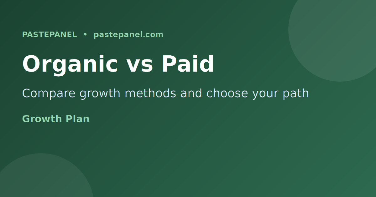Comparison chart showing organic versus paid YouTube growth strategies for Nigerian creators