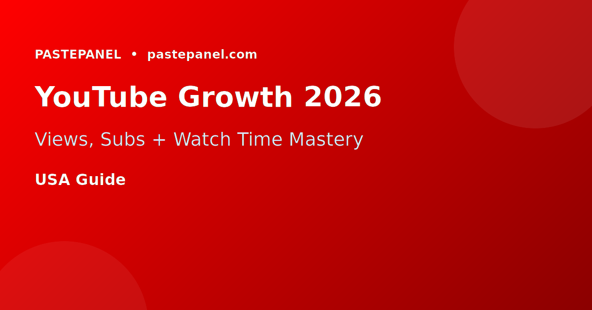 YouTube channel growth dashboard showing views, subscribers and watch time metrics in 2026