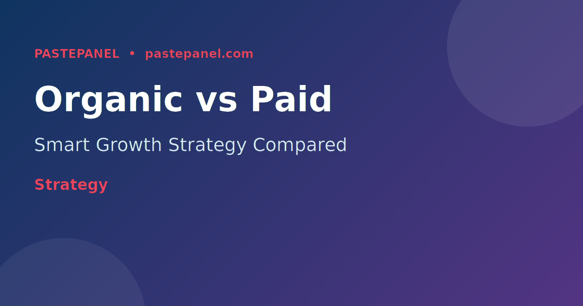 Comparison chart of organic vs paid YouTube growth acceleration strategies for US creators
