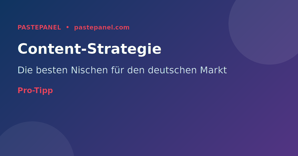 Content-Strategie für YouTube Shorts Deutschland