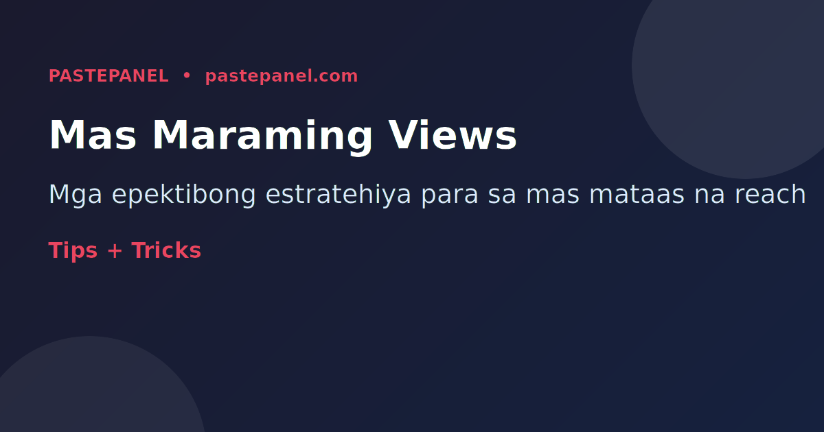 Mga estratehiya para sa YouTube Shorts sa Pilipinas — paano dagdagan ang views