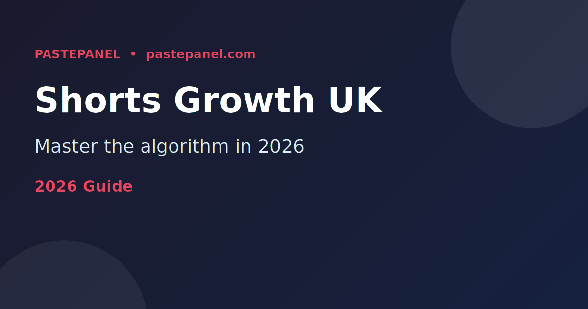 YouTube Shorts growth strategy for UK creators in 2026