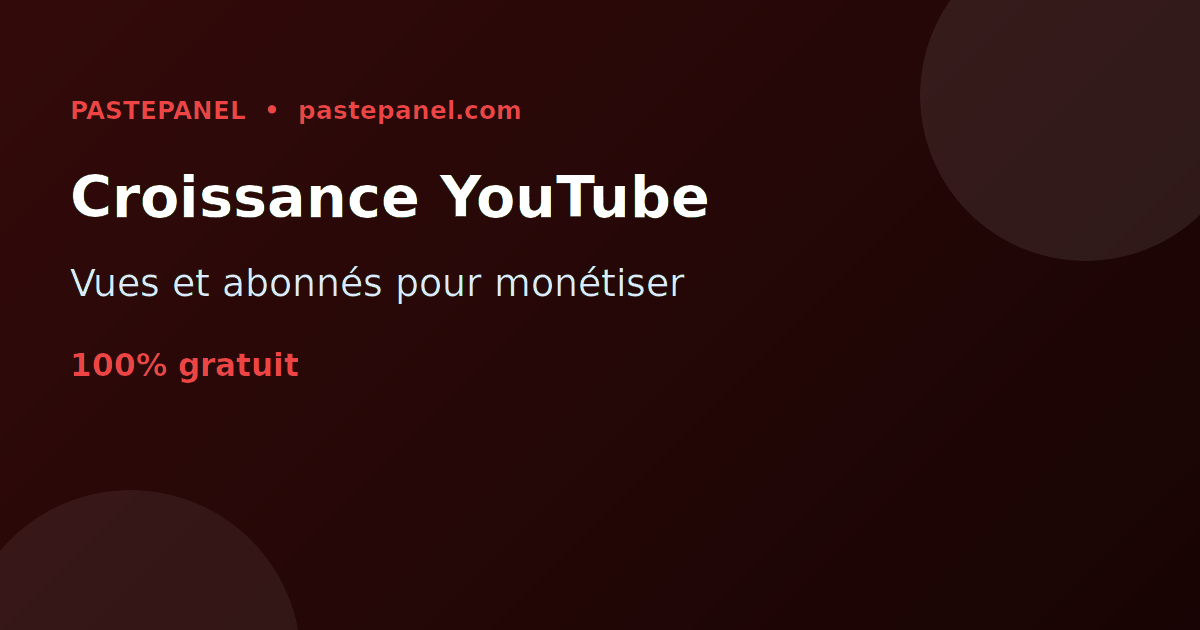 Développer et monétiser des chaînes YouTube avec des services SMM au Luxembourg